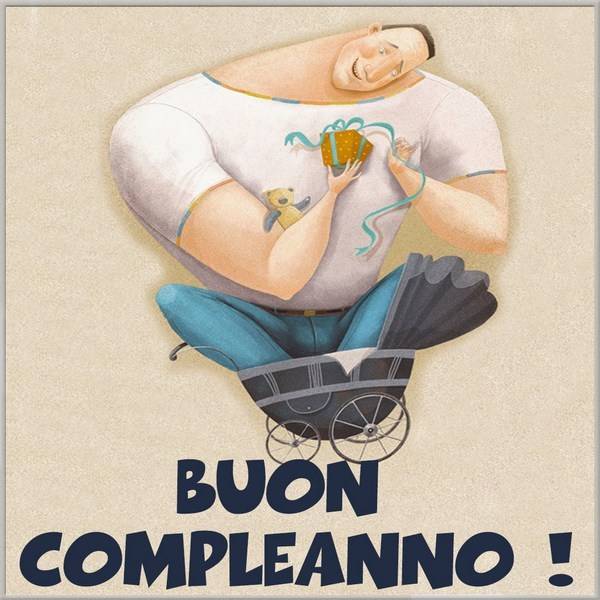 Открытки с днем рождения на итальянском языке для мужчины