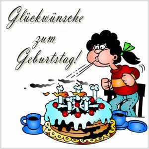 Картинка с днем рождения на немецком