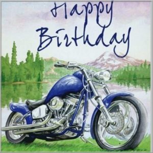 Картинка с днем рождения парню мотоциклисту - скачать бесплатно на s-dnem-rozhdeniya.ru