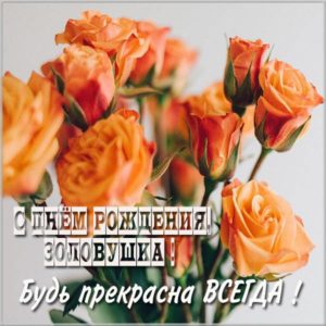 Картинка с днем рождения золовке - скачать бесплатно на s-dnem-rozhdeniya.ru